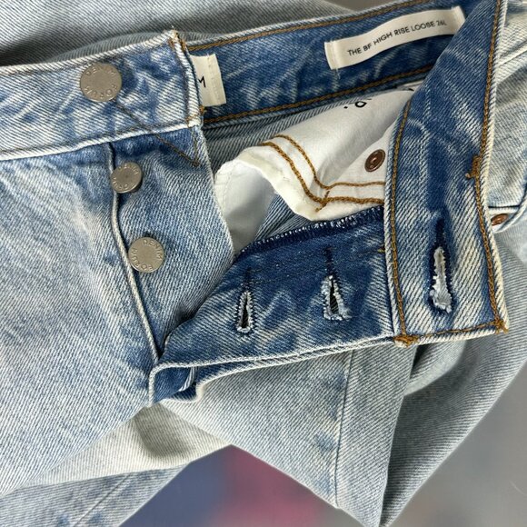 Denim Forum BF High Rise Loose Jeans Light Wash - Picture 10 of 15